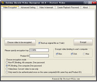 Hurricane Video Encryption Tool screenshot